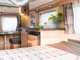 The pop-up roof means that Eriba caravans still offer a decent amount of headroom