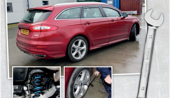 We fitted MAD Auxiliary Springs to this 2016 Ford Mondeo – see how it's done!