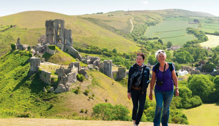 Fancy your own West Country tour? The picturesque ruins of Corfe Castle in Dorset are one of the area’s many highlights