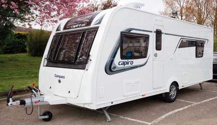 You get island-bed comfort with the Compass Capiro 550 – check it out in our review