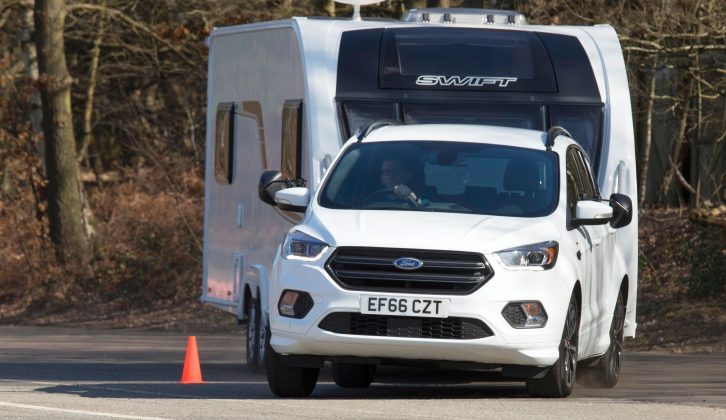We put the latest Ford Kuga through its paces to see what tow car ability it offers caravanners