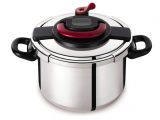 This premium pressure cooker from Tefal has a 6.0-litre capacity and includes a steamer basket