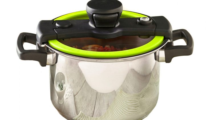 The Lakeland CookQuick Pot has a 4.0-litre capacity and can be used for steaming, too