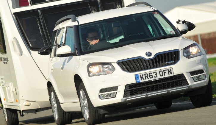 Diesel power and four-wheel drive are the ideal combination on a used Škoda Yeti you're looking to tow with