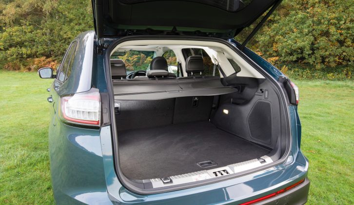 It's not just about what tow car ability the Edge has, its 602-litre boot is a very good size