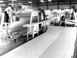 The building of an early Coachman caravan – a very different scene to today’s high-tech production plant