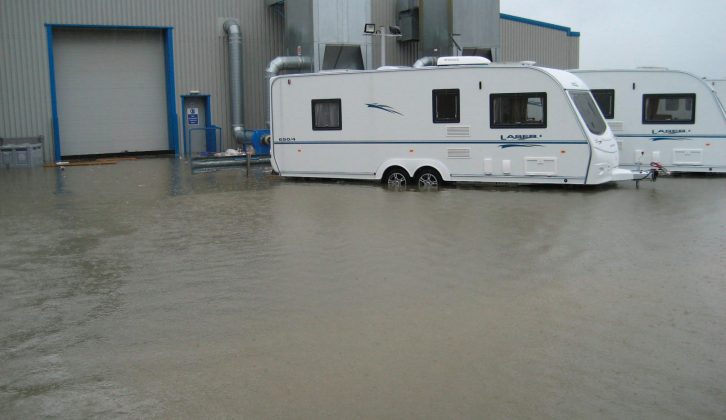 The floods of 2007 halted caravan production and a dry-out was needed before construction resumed