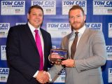 The Jaguar XF was top in the 1550-1699kg class, Adam Calland collecting the car's prize