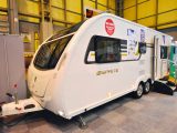 This twin-axle from the 2017 range of Sprite caravans has an MTPLM of 1624kg