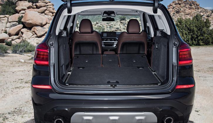The maximum boot capacity of the new X3 is the same as before, too, at 1600 litres