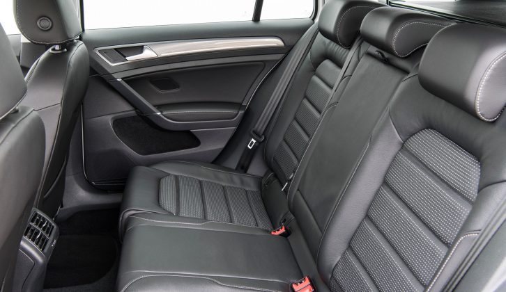 Rear-seat space is good in this 4.6m-long estate car