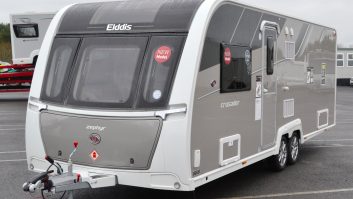 The exterior colour is called 'Champagne', but it is really a heathery brown, differentiating it from the blue of its Compass Camino 660 sister van