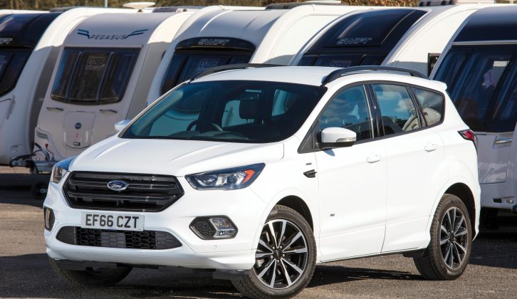 It looks all-new, but behind that refreshed face is the Kuga of old – no bad thing, because it was a fine tow car