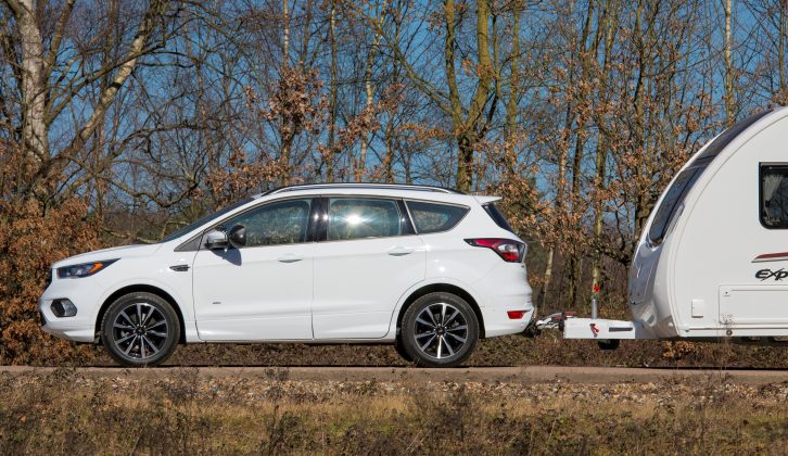 The 454cm-long Ford Kuga has a 1716kg kerbweight and a 514kg payload