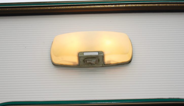 The dull old light unit was still working, but desperately needed to be upgraded