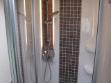 You also get this rather smart shower in the Alaria, the range-topping collection from Lunar Caravans