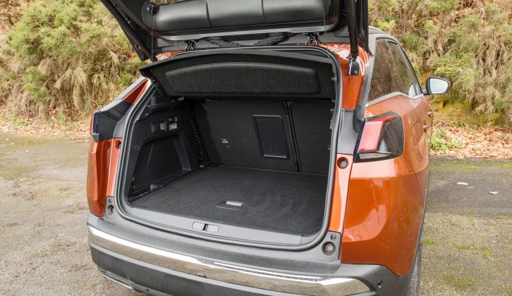 The Peugeot 3008 has class-leading boot space, 591 litres with all the seats in place