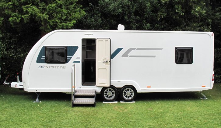 The twin-axle Swift Sprite Quattro EB is the only new layout from Swift caravans for the 2018 touring season
