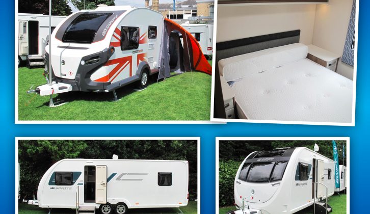 A new-look Sprite range makes headlines as the Swift caravans portfolio is simplified for 2018 – read on!