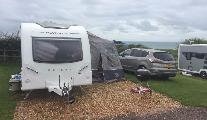 Practical Caravan's Ford S-Max and Bailey Pursuit 570-6 proved to be a great outfit for this Dorset adventure