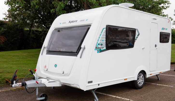 There are four Xplore caravans including the new-for-2018 422 which is priced at £14,744