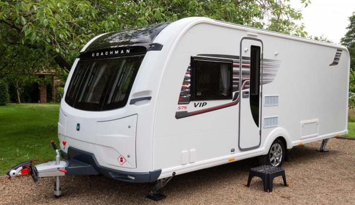 All 2018 VIPs also have refreshed graphics and a grey cant rail – here is the four-berth 575