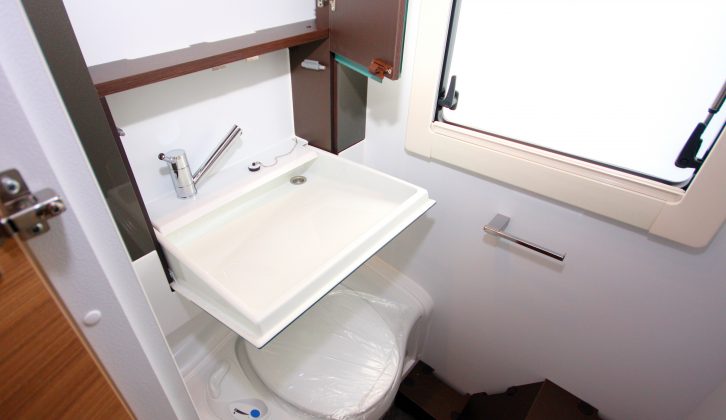 A fold-out sink over the toilet doesn't cut it in a £27k, luxury caravan