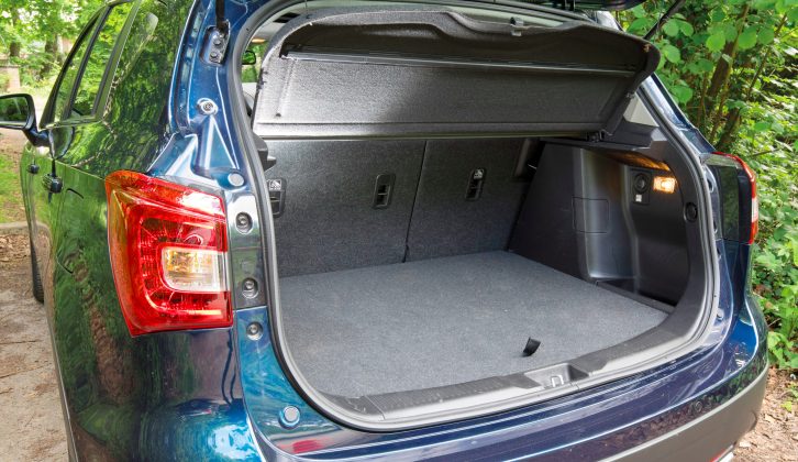 The 430-litre boot is a good size, and the variable-height floor aids both practicality and security
