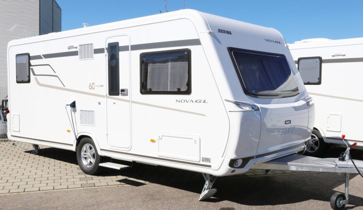 The Hymer Nova GL 545 is one of two models to get the '60 Edition' makeover for the 2018 touring season