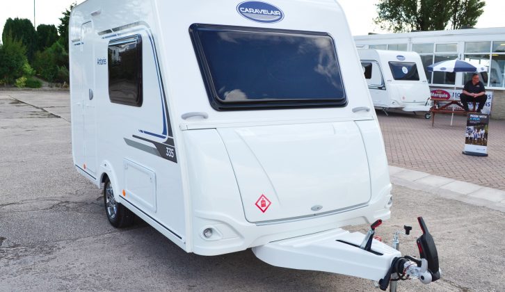 This is the 2017-season Caravelair Antarès 335 which continues into 2018 – three models join the range and three leave