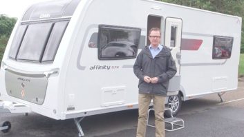 Get your first look around the revised-for-2018 Elddis Affinity 574, with Practical Caravan's Editor Niall Hampton