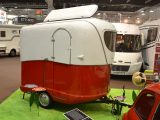 There never was much living space inside this vintage caravan!