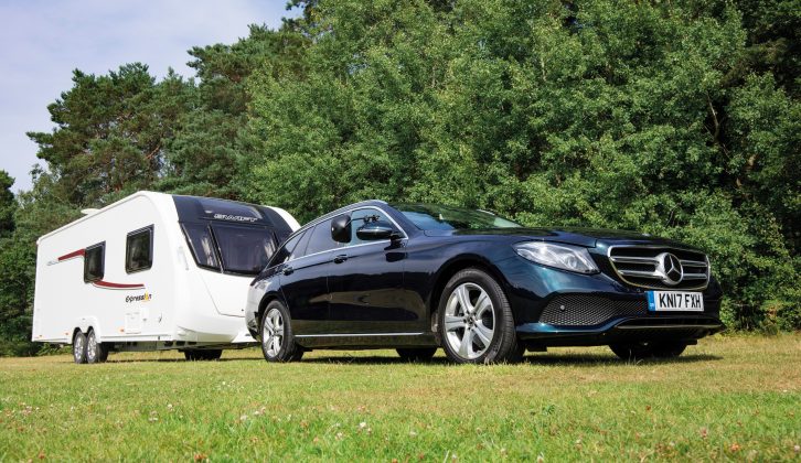 What tow car might does the Mercedes-Benz E-Class estate have?