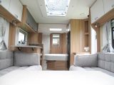 Note the different lockers for the lounge and kitchen in this 2.33m-wide van