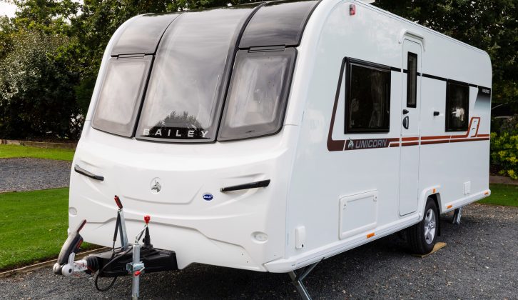 There's a new look for the fourth-generation Unicorn range of Bailey caravans – here's the Madrid with a 1453kg MTPLM