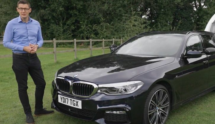 The BMW 530d xDrive Touring has bags of torque, but is it a stable tow car?
