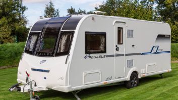 The anniversary-edition Bailey Pegasus GT70 Brindisi is priced from £19,799 OTR and has an MTPLM of 1450kg