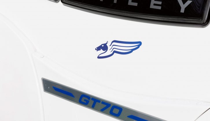 There's neat, 'GT70' branding on the front of this special-edition van