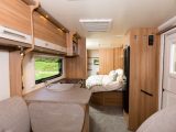 There's a nice, open aspect to this 2.23m-wide Bailey caravan