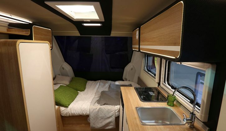 The Knaus Travelino is a four-berth with an MTPLM of just 750kg!