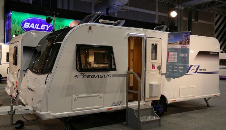 The new Pegasus GT70 range of Bailey caravans might sit below the 2018 Unicorns, but it's stealing a lot of admiring glances, too