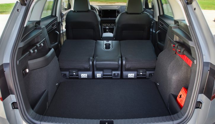 You get 479-588 litres of storage space with Varioflex – or 1810 litres if you remove the three rear seats!