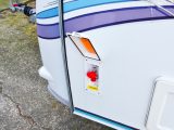 A gas barbecue point has been fitted to this 2010 Adria Adora 612DP
