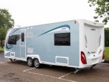 This twin-axle tourer has a 7.96m shipping length and is 2.3m wide