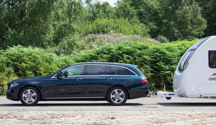The E-Class wagon stands 493cm long and this example has a 1780kg kerbweight
