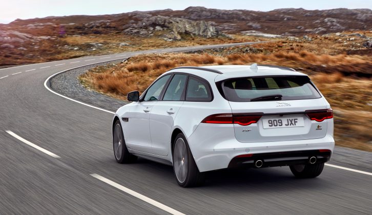 You get a 565- to 1700-litre boot with the sleek-looking new Jaguar XF Sportbrake