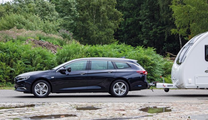 This version of the Vauxhall Insignia Sports Tourer is 499cm long and 209cm wide (including mirrors)