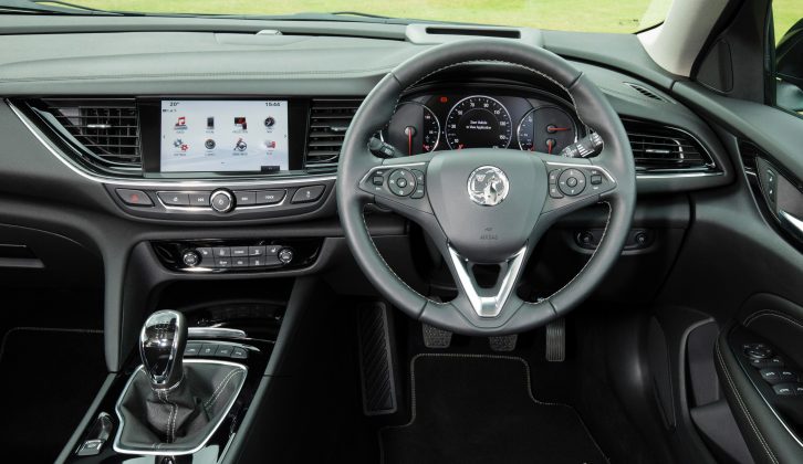 Vauxhall’s infotainment system has an 8.0-inch touchscreen and it’s easy to use