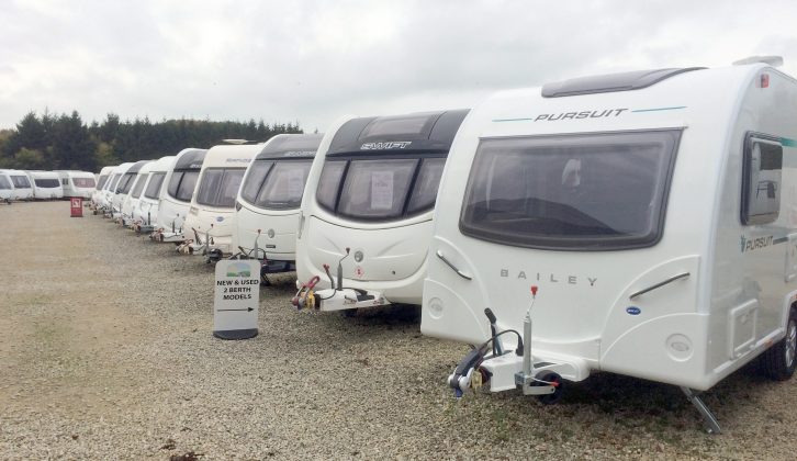 You'll see Bailey, Venus, Lunar and Swift caravans for sale at the company's three dealerships in Berkshire, Oxfordshire and Wiltshire