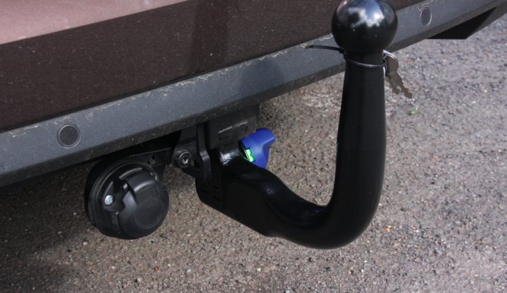 A detachable tow bar, as recently fitted to my father’s – and my son’s – tow cars